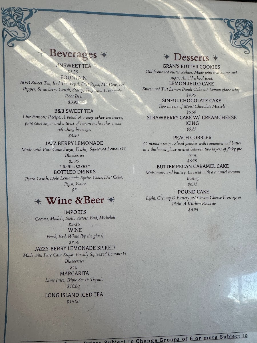 Menu The Kitchen By B&b Catering-3