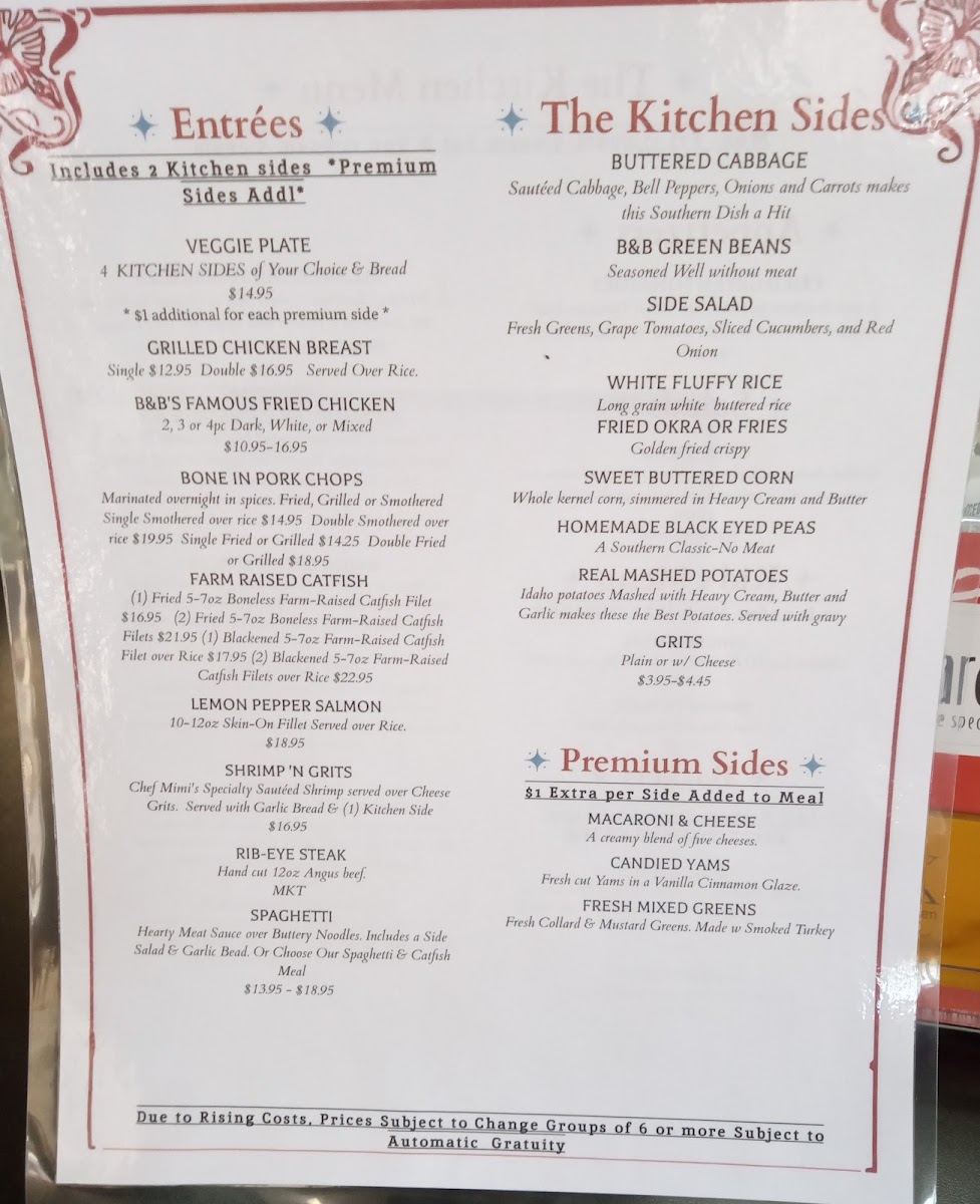 Menu The Kitchen By B&b Catering-4