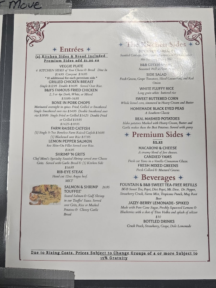 Menu The Kitchen By B&b Catering-7